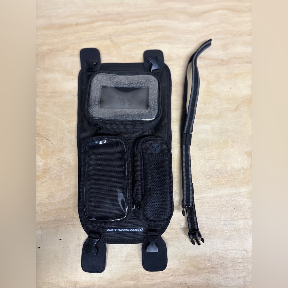 Nelson-Rigg Black Motorcycle Tank/Phone Organizer